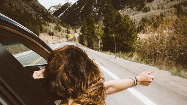 GIRL, CAR, HAIR