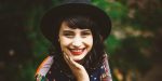 GIRL; SMILING; HAT