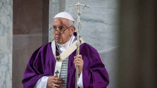 POPE FRANCIS ASH WEDNESDAY-