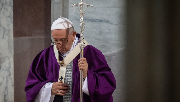 POPE FRANCIS ASH WEDNESDAY-