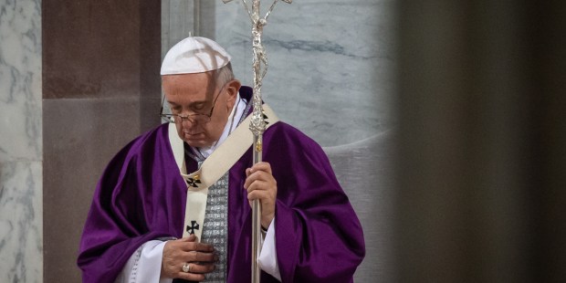 POPE FRANCIS ASH WEDNESDAY-