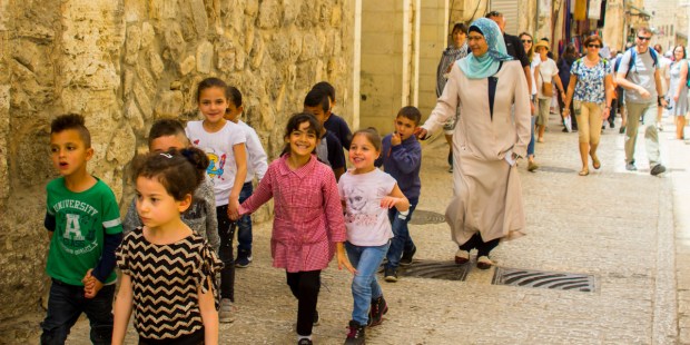 CHILDREN, JERUSALEM, HAPPY