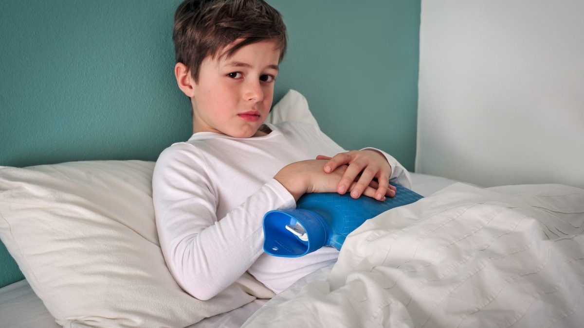 stomach ache, child,