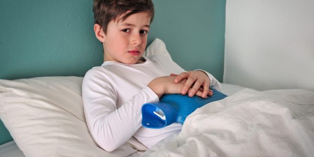 stomach ache, child,