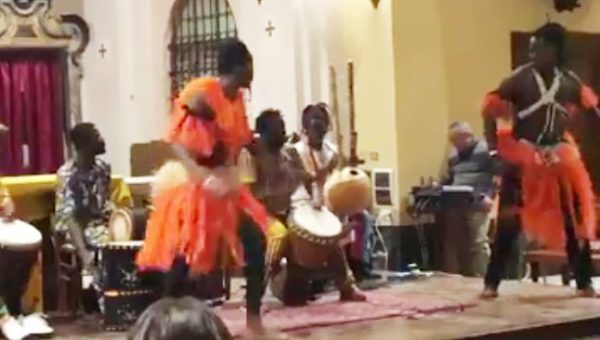 dance, dancing, church,
