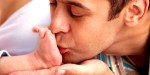 MAN AND NEWBORN