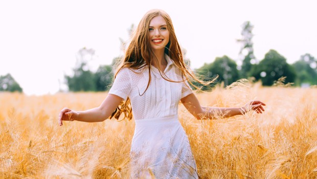 GIRL, SMILE, SUNNY