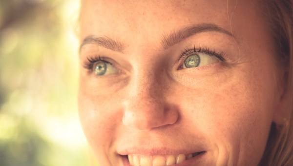 beautiful smiling woman