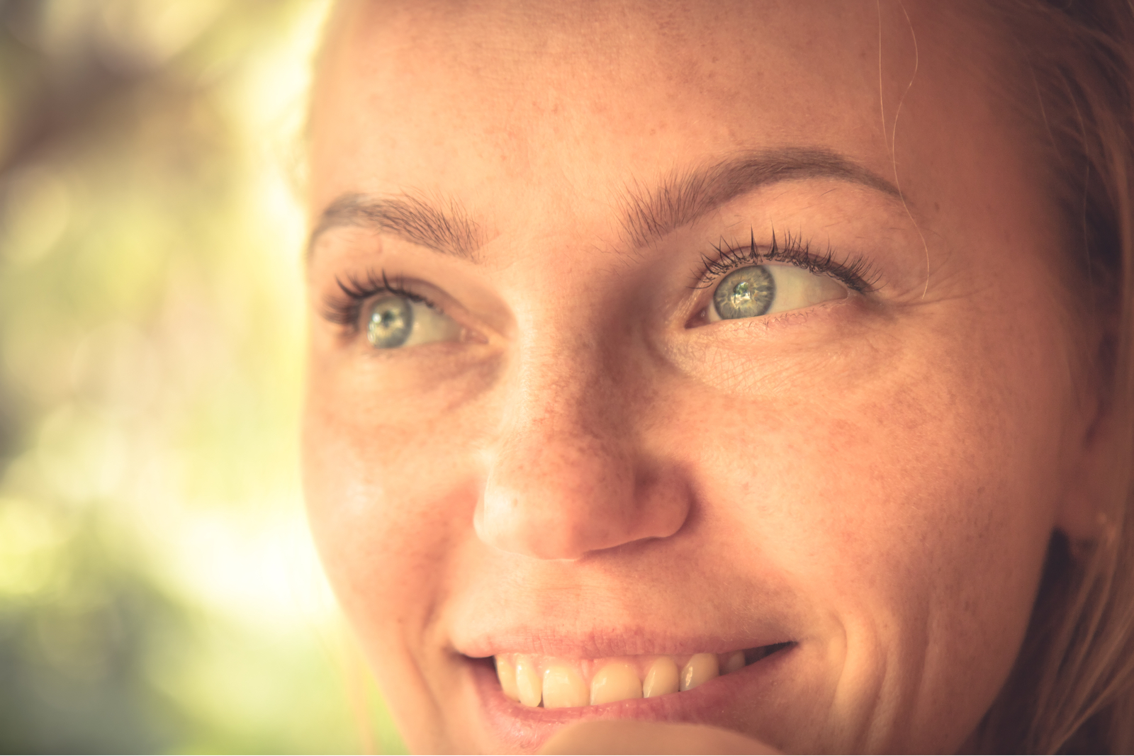 beautiful smiling woman