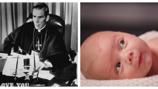 FULTON SHEEN, NEWBORN, COLLAGE