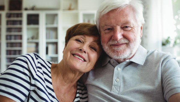 portrait senior couple