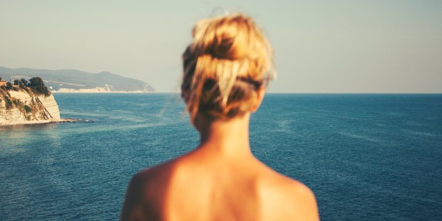 WOMAN AT SEA