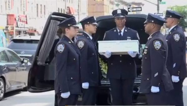 FUNERAL, NY POLICE, FETUS