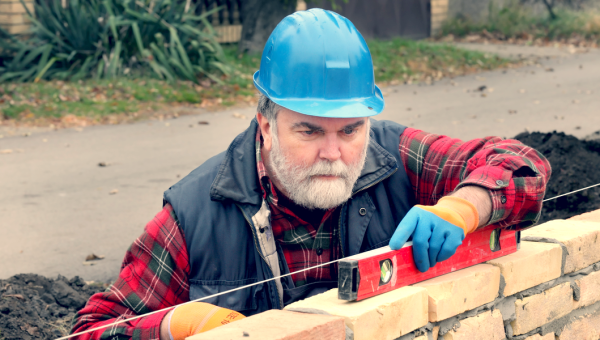 worker wall real people
