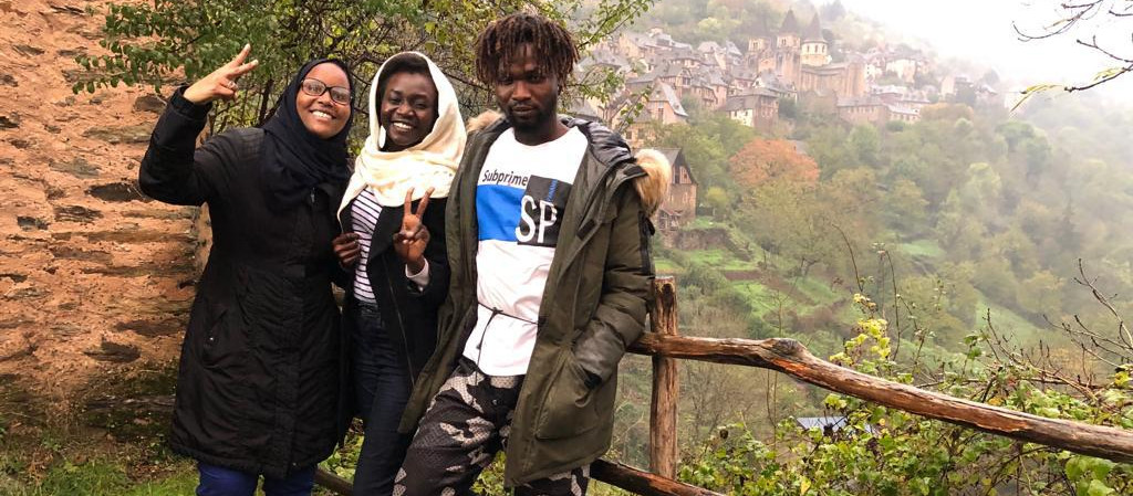 Jeunes à Conques