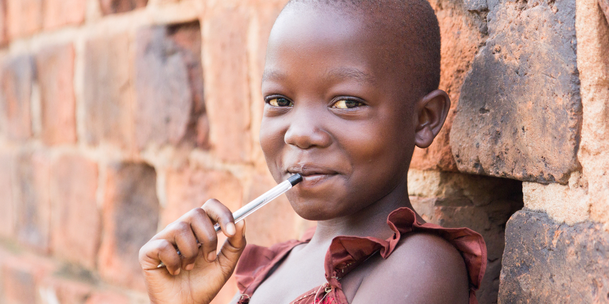 UGANDA, GIRL, SMILE