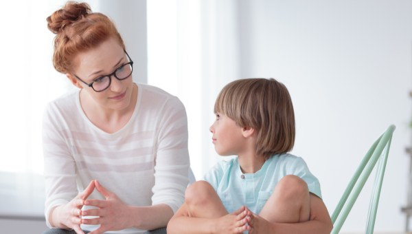 Woman - Boy - Conversation - Speak