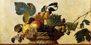 La teologia in un cesto di frutta di Caravaggio