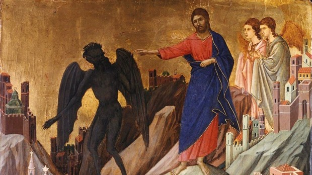 TEMPTATION ON THE MOUNT DUCCIO
