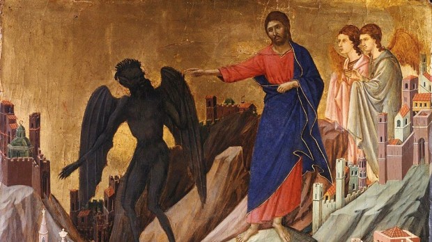 TEMPTATION ON THE MOUNT DUCCIO