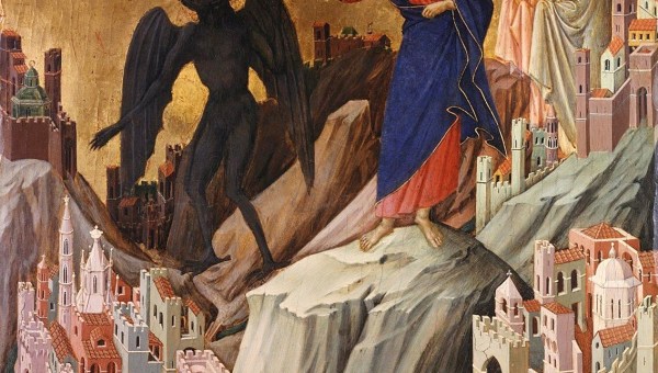 TEMPTATION ON THE MOUNT DUCCIO