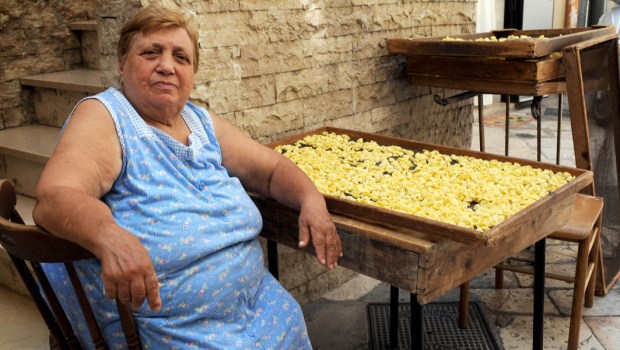 WOMAN, PASTA, ORECCHIETTE