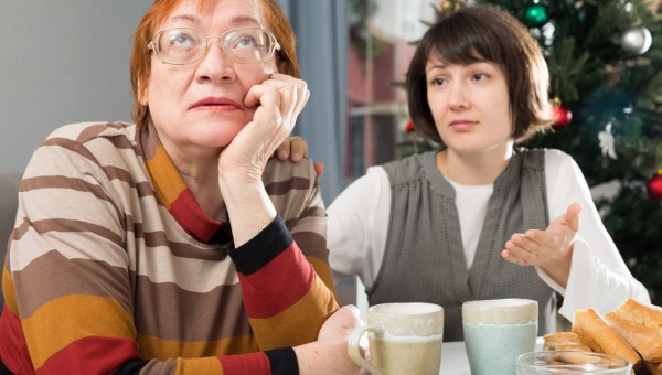 MOTHER, DAUGHTER, QUARREL