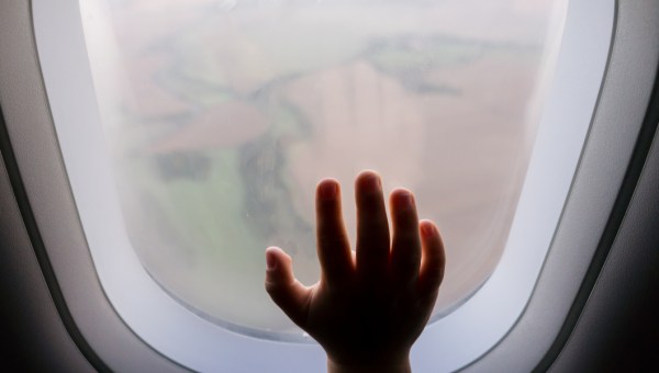 PLANE, CHILD, HAND