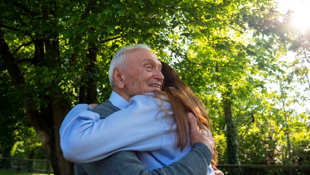 HUG GRANDFATHER