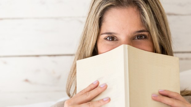 BLONDE, GIRL, BOOK
