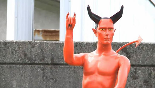 Satan Statue