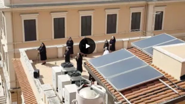 NUNS SINGING ROOF CORONAVIRUS