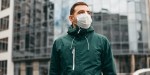 MAN, MEDICAL MASK,