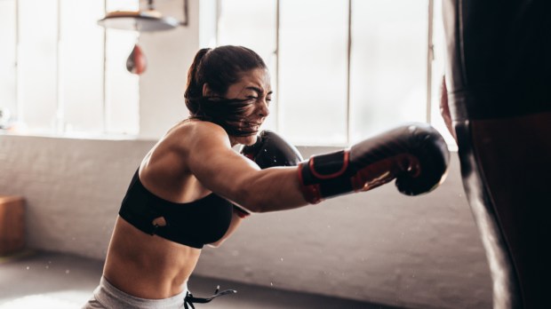 GIRL, BOXE, EXERCISE