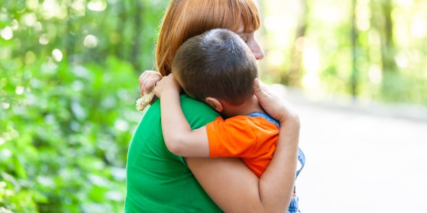 MOTHER AND HER LITTLE SON,