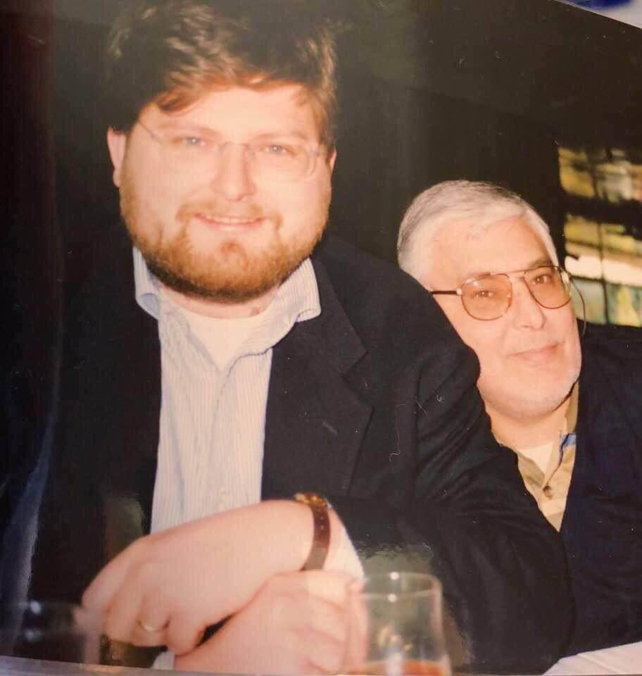 MARIO ADINOLFI CON SUO PADRE,