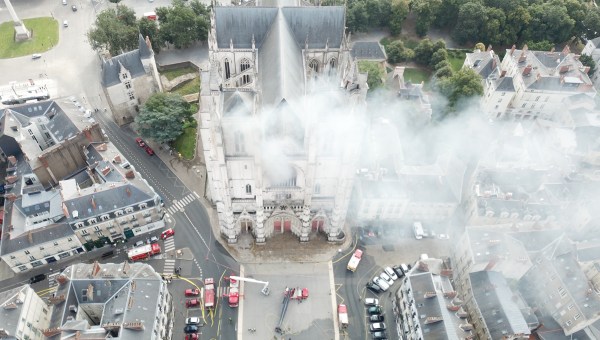 incendie cathédrale de nantes
