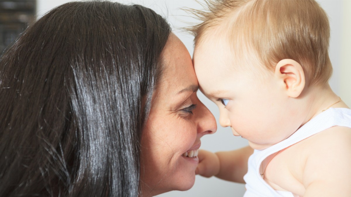 BABY BOY WITH MOTHER,