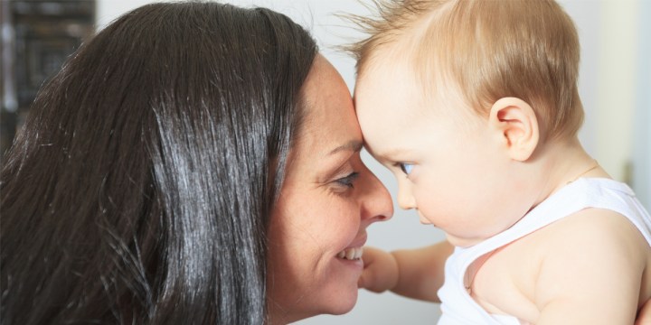 BABY BOY WITH MOTHER,