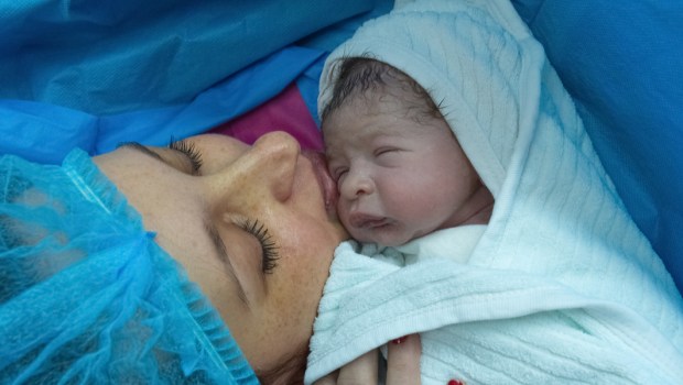 NEWBORN WITH MOTHER,