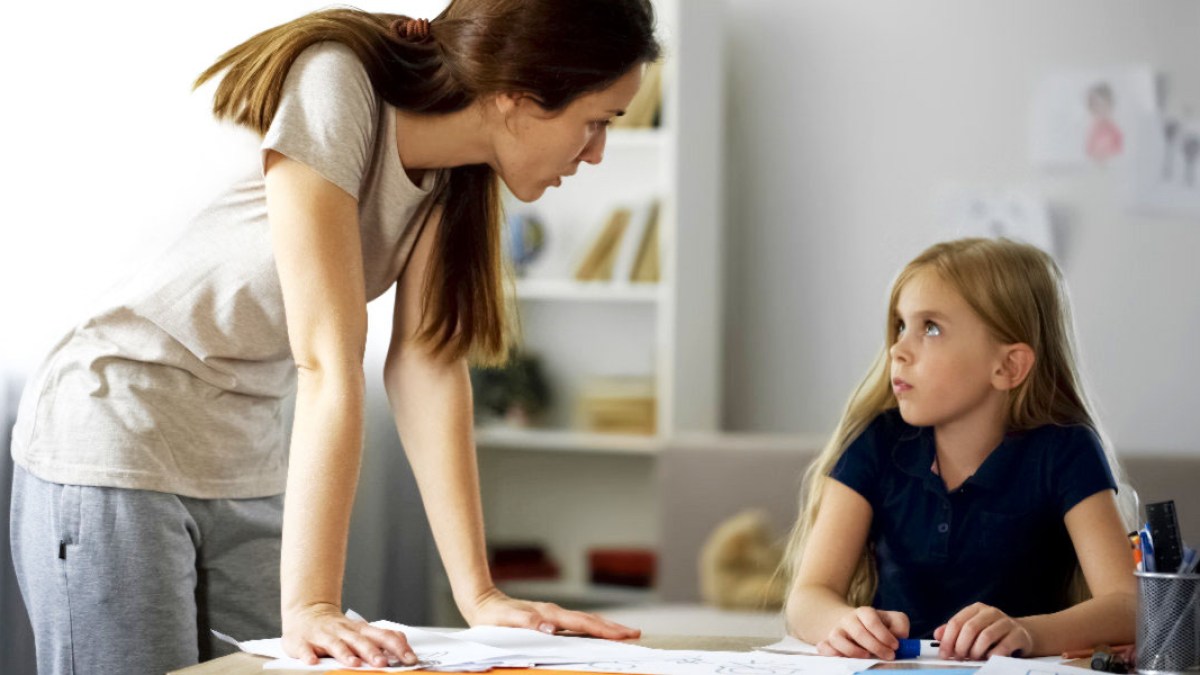 Madre figli controllo