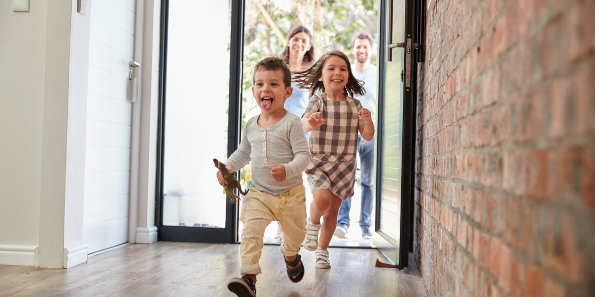 RUNNING, CHILDREN, HOME