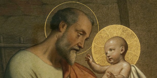 saint joseph et l'enfant jésus