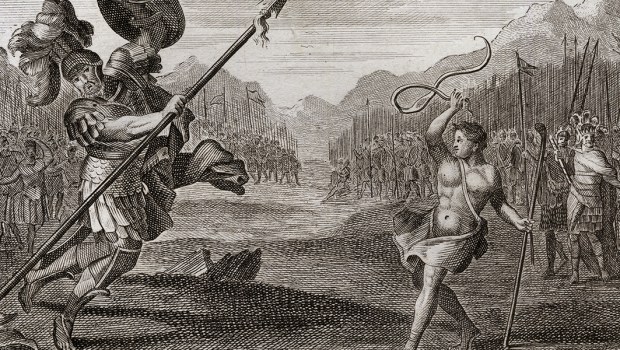 DAVID AND GOLIATH