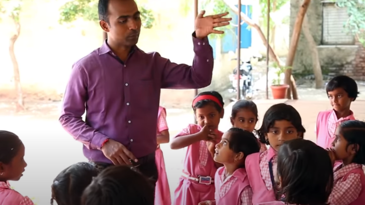 RANJITSINH DISALE, TEACHER