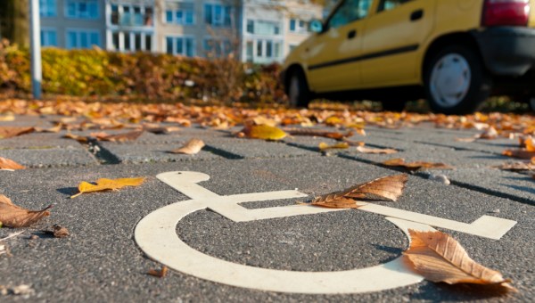 DISABLED, PARKING, SIGNS