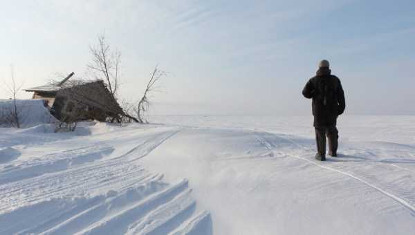 MAN, FROZEN, SIBERIA
