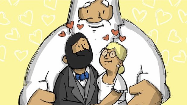 FUMETTI MATRIMONIO DIO