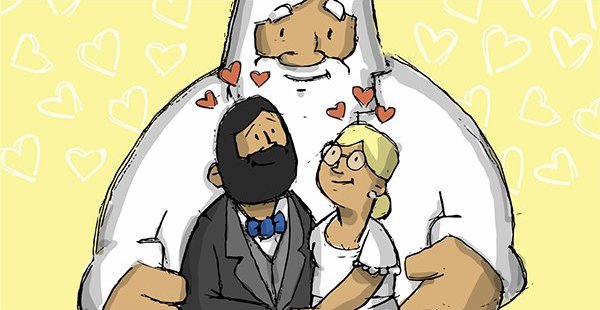 FUMETTI MATRIMONIO DIO