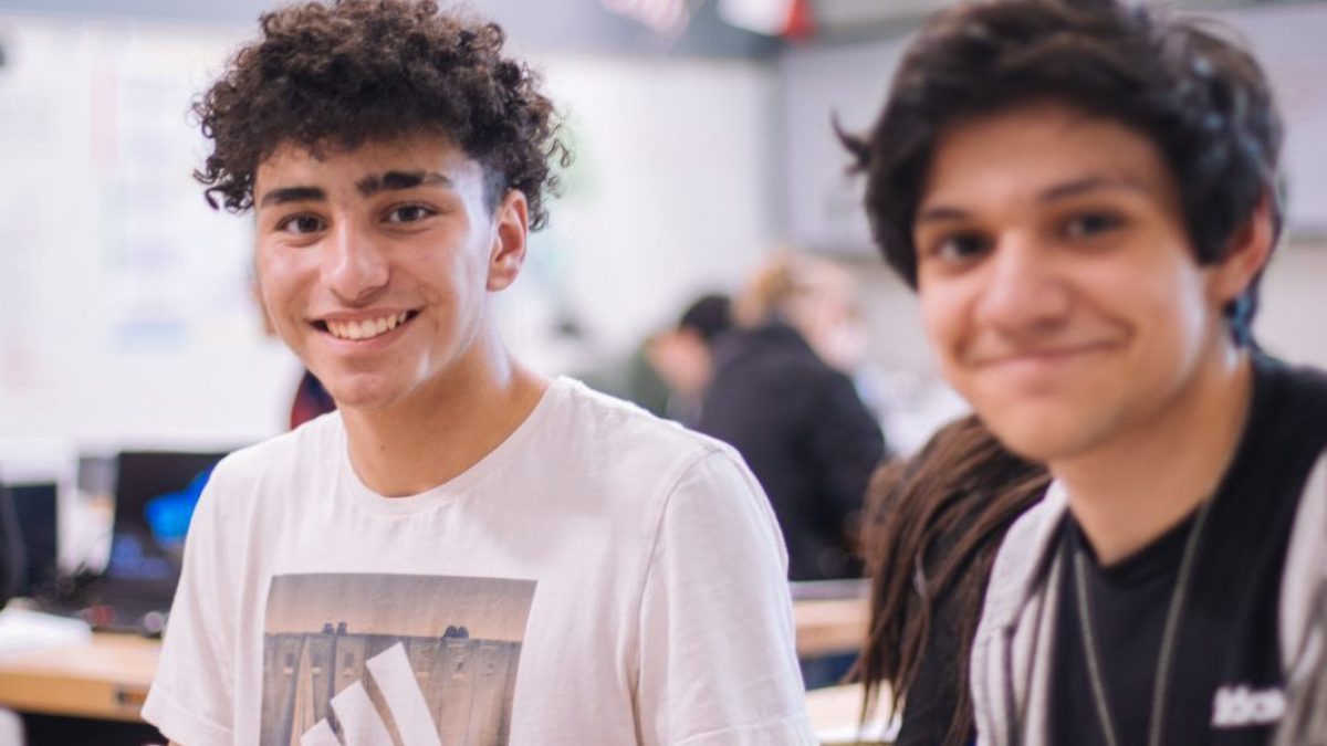 SCHOOL, BOYS, SMILE